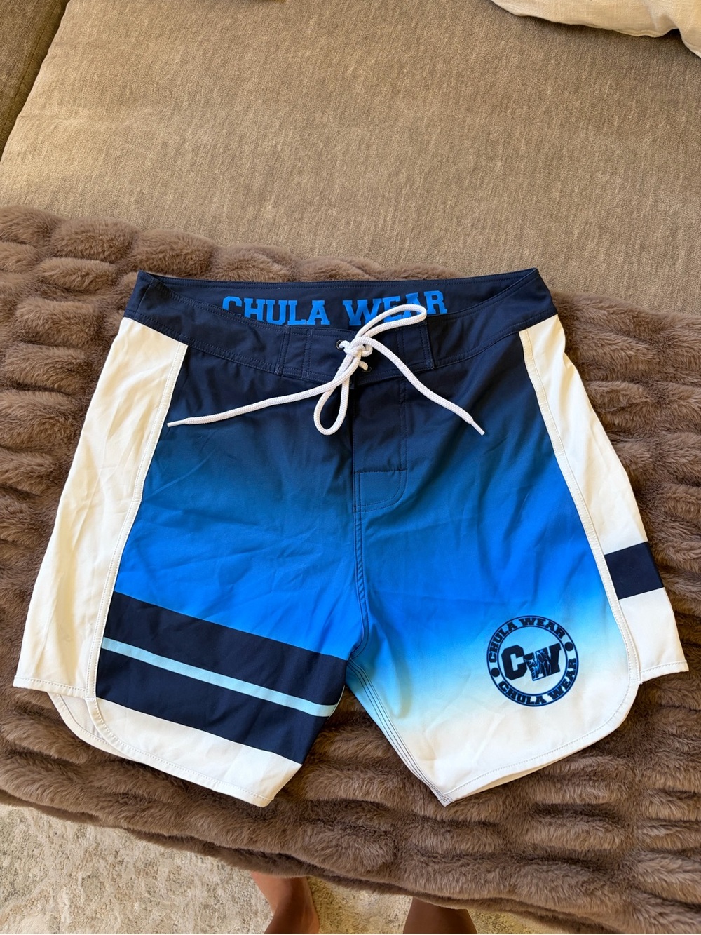 Men's physique Blue Ombre competition shorts